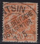 Deutsche Post in China Mitläufer Michel M49 o Tientsin 3.5.1898
