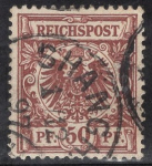Deutsche Post in China Vorläufer Michel V50 o Shanghai o  1.12.1897