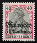Deutsche Post in Marokko Michel 27 * ungebraucht Germania