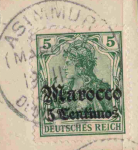 Deutsche Post in Marokko Michel 35 o gestempelt Germania