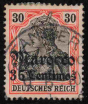 Deutsche Post in Marokko Michel 39 o gestempelt Germania