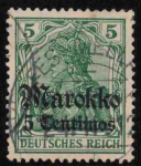 Deutsche Post in Marokko Michel 47 o gestempelt Germania