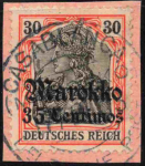 Deutsche Post in Marokko Michel 51 o gestempelt Germania 