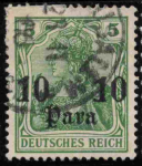 Deutsche Post in der Türkei Michel 24 o gestempelt Germania