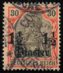Deutsche Post in der Türkei Michel 28 o gestempelt Germania