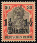 Deutsche Post in der Türkei Michel 28 * ungebraucht Germania