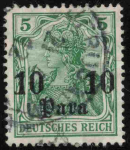 Deutsche Post in der Türkei Michel 36 o gestempelt Germania