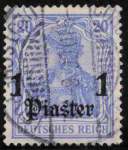 Deutsche Post in der Türkei Michel 38 o gestempelt Germania