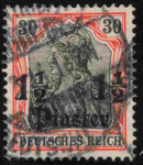 Deutsche Post in der Türkei Michel 40 o gestempelt Germania