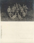 Deutsche  Soldaten in Uniform 1.WK Fritzsching Löbau um 1915