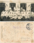 German soldiers in the hospital WW I real photo o 5.11.1915
