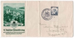 42nd German Philatelic Day 1936 special postmark Lauenstein (Oberfr) 7.6.1936