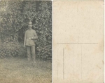 Deutscher Soldat mit Pickelhaube 1. WK Echtfoto * ca. 1914