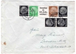 German Reich unit donor strip 1 se-tenant 