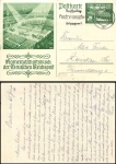 German Reich 6 Pfennig comradeship block of the Deutsche Reichspost postal stationary o Berlin N4 25.6.1941