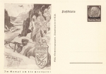 Lorraine on the German Empire 6 Pfennig Hindenburg postal stationery P242 In the fight for freedom Narvik 1940 *