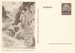 Alsace 6 Pfennig Hindenburg postal stationery P242 In the fight for freedom Narvik 1940 *