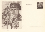 Luxembourg 6 Pfennig Hindenburg postal stationery P242 In the fight for freedom tanks 1940 *