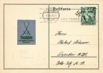 German Reich postal stationery for January 30, 1938 advertising stamp Der Führer in Vienna March 17, 1938
