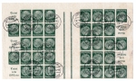German Reich stamp book sheet 49 se-tenant 