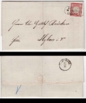 German Reich Michel 19 eagle with a large breastplate on a letter from Oelsnitz Vogtland June 16, 1873 to Mylau
