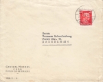 German Empire Michel 391 15 Pf Immanuel Kant with film perforation GM on cover to Dresden o Borsigwalde February 21, 1929