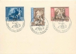 Deutsche Reich Michel 820 - 822 Postkongress mit Sonderstempel Wien 24.10.1942