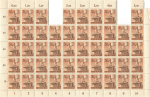 German Reich Michel 850 Labor Service RAD counter sheet part **1943