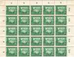 German Reich Michel 855 Peter Rosegger counter sheet part **1943