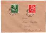 Deutsches Reich Michel 894 895 RAD o Dresden A14 1.10.1944