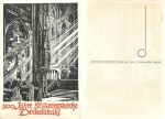 Dinkelsbuehl 500 years St. Georgskirche artist card Warnecke * ca. 1950