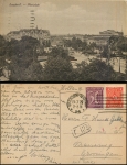 Dresden Neustadt Albertplatz mit Theater o 19.7.1922
