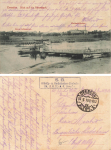 Dresden Johannstädter Fähre Blick auf die Albertstadt Feldpost Arbeits und Ambulanten Zentrale XN o 1918