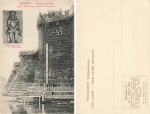 Dresden Augustus Bridge low water 221 below 0 * August 1, 1904