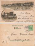 Blasewitz Dresden Hotel Bellevue Litho o 1898