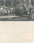 Dresden Flower Day May 31, 1913 First children's parade in the large garden Children with pedal cars o April 6, 1915