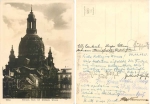 Dresden Frauenkirche gebraucht 1957 Verlag Hahn-Foto10698