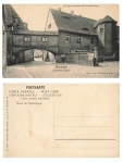Dresden city idyll The old Fischertor Fischhof Square * around 1910