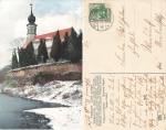 Hosterwitz Dresden Church of Maria am Wasser Photochrome 1221 o 1907
