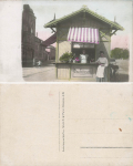 Loebtau Dresden lemonade stand Elsa Fritzsche married Weiss real photo around 1910