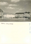 Dresden Kreuzstrasse mit Gewandhaus Druckvorlage 1970 