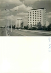 Suedvorstadt Dresden Leningrader Strasse with skyscrapers around 1970 Variant