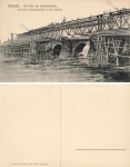 Dresden New construction of the Augustus Bridge Construction of the interim bridge * 1908