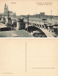 Dresden new construction of the Augustus Bridge development until April 1909