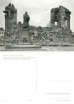 Dresden Neumarkt Ruine der Frauenkirche Luther Denkmal *1970 Hanich2174