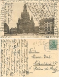 Dresden Neumarkt mit Frauenkirche o 27.2.1915