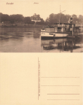 Johannstadt Dresden Elbe ferry to Anton's Restaurant * around 1910