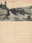 Dresden Neustaedter Markt Hauptstrasse * around 1910