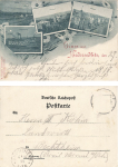 Niedersedlitz Dresden train station Schulstrasse Gartenstrasse o 1899