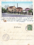 Niedersedlitz Dresden Golden Windows Railway Postmark Dresden-Bodenbach Train 526 o 1901